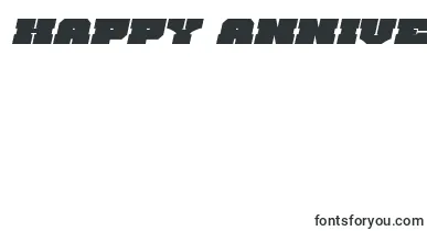 kittrickexpandital font – happy Anniversary Fonts